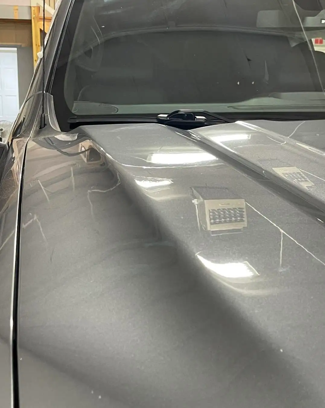 Car bodywork after repair