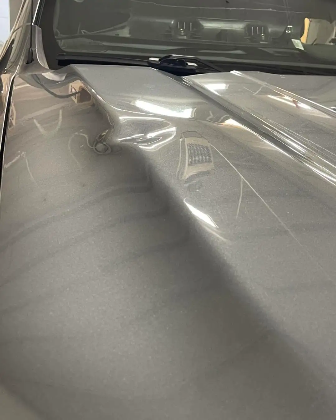 Car bodywork before repair